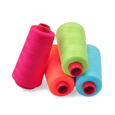 Ring gesponnenes industrielles Nähgarn, bunter Polyester-Kern gesponnener Faden