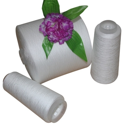 20/3 30/2 40/2 100% Ring-Spun-Polyestergarn Rohweiß-Polyester-Zwickgarn