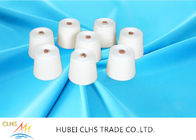 Bleichen Sie weißen Textil-Polyester-Kern gesponnen Garn-100% Jungfrau-Rohstoff 50s/3