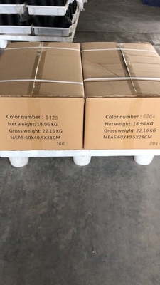 Fabrikort 100% Polyester Nähgarne Mehrfarben 40/2 3000 Yards/Kegel