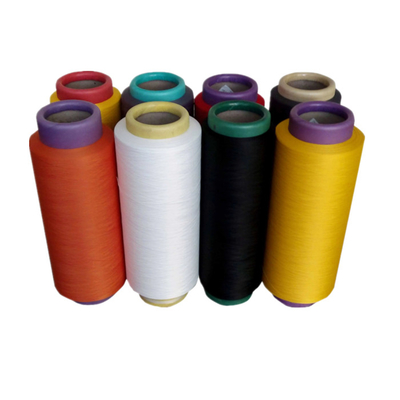 150D/48F Dope Farbstoff Balck Rohweiß DTY 100% Polyestergarn für Stricksocken String