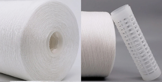 40/3 Rohweiß 100% Polyester-Spun-Garn, Hochfestigkeits-Polyester-Nähtfaden