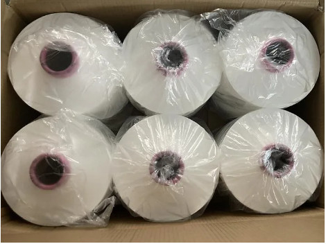 Rohweißes DTY 100% Polyester Filamentgarn 150D/36F, 150d/48f, 150D/48F/2