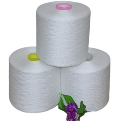 Rohweiß aus Polyester, verdrehter Garn 40/2, 50/2, 60/2 100% Polyester, Ringspundgarn