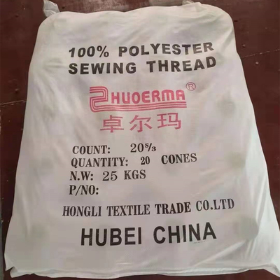 High Strength 20/3 100% Polyester-Spun-Garn für Polyester-Garn