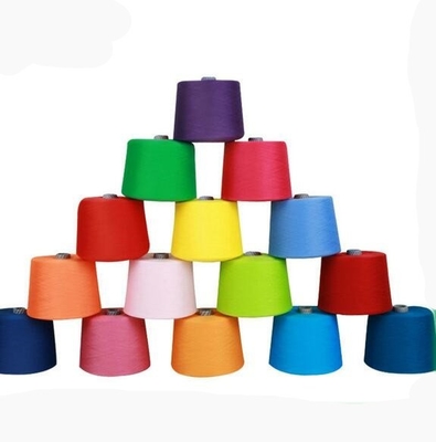 40/2, 50/2, 60/2 Hochwertige 100% Polyester Ring Spund gefärbt Garne für Nähgarne