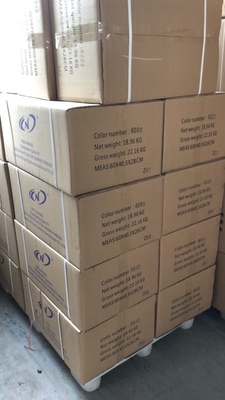 40/2 Farben 100% Polyester Nähgarne mit gefärbtem Muster