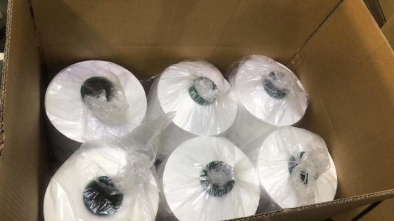 AA/A SD DTY Rohweiß 100% Polyesterfilament Garne 150D/48F/2, 300D/96F/2