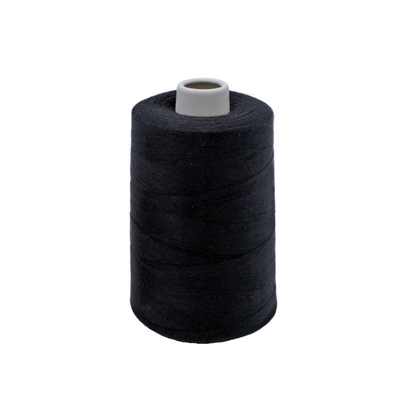 Fabrik Großhandel 5000 Yards Schwarzes Polyester Nähgarn Nähfäden zum Nähen