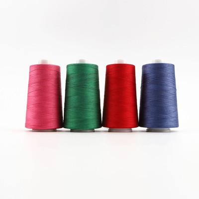3000 Yards, 5000 Yards, 1kg 40/2 100% Kern gesponnenes Polyester Nähgarn zum Verkauf