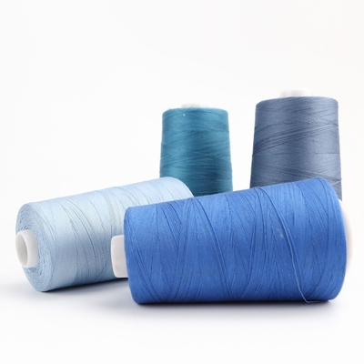 60/2 5000 Meter/Kegel 100 gesponnenen Polyester-Nähtfaden