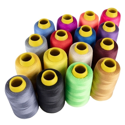 3000 Yards, 5000 Yards, 1kg 40/2 100% Kern gesponnenes Polyester Nähgarn zum Verkauf