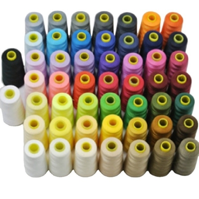 Mehrfarbige Optionelle 20/2 30/2 40/2 50/2 Polyester-Nähtgarne Sponnen Polyester-Nähtgarne
