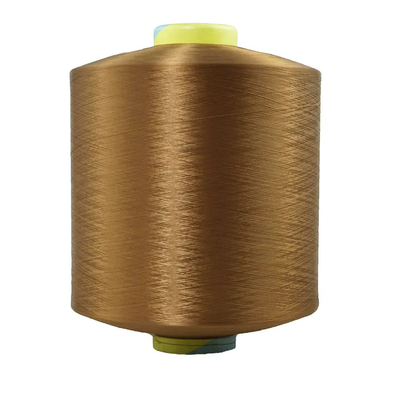 Farben Schwarz Weiß Blau Rot Braun 100% Polyester Filament Garne Dty Polyester Texturgarne