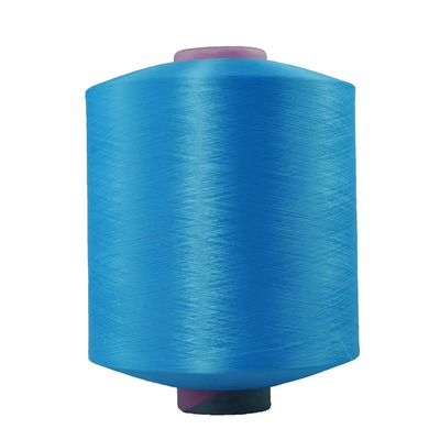 Farben Schwarz Weiß Blau Rot Braun 100% Polyester Filament Garne Dty Polyester Texturgarne