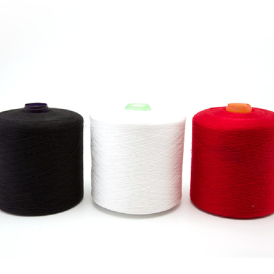 Rohes Weiß-Polyester 100% spann Polyester-Garn 20S 30S 40S 50S 60S für Nähgarn
