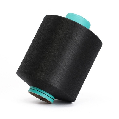 DTY Rohweiß Schwarz 100% Polyesterfilament Garne NIM SD 300d/96f 150d/48f