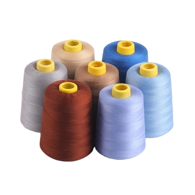 402 Spun Polyester Nähgarne Mehrfarbige Option Polyester Garne für Stoffkleidung