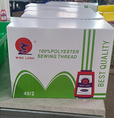 Marke 40/2 Polyester-Spun-Nadel für Hochgeschwindigkeitsnahtmaschine 5000Y/Kegel