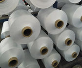 Masernder Polyester-abgehobener Betrag 100% AA-/Agrad-200D/96F, rohes weißes Schwarzes zu spinnen