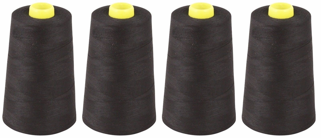 Multi farbige Hochleistungs-Polyester-Faden-Schnur 40/2 50/2 60/2 5000 Yards