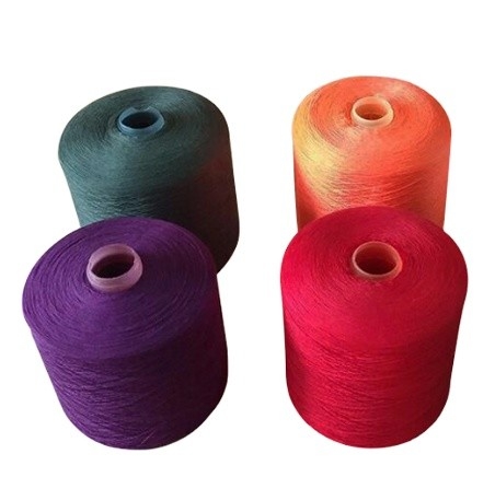 Fabrik 40s/2 302 402 100% Polyester Spund Garne Rohweiß gefärbt Rohr für Nähgarne