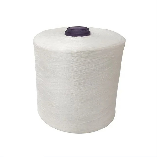 Rohweiße Yizhengfaser 100% Polyester Kern Spund Garne 20/3, 30/2, 40/2