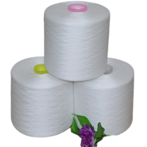 Rohweiß aus Polyester, verdrehter Garn 40/2, 50/2, 60/2 100% Polyester, Ringspundgarn