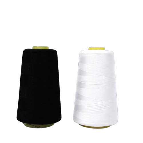 Großhandel mit 100% Polyester-Nähtgarnen aus gesponnenem Polyester 3000ysd 5000yds für Bekleidung und industrielle Nähmaschine