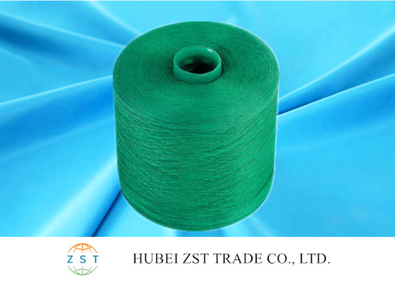 Verdrehte grünes Polyester gefärbtes Garn 50/2, umweltfreundliches Polyester Garn-gute Ebenheit