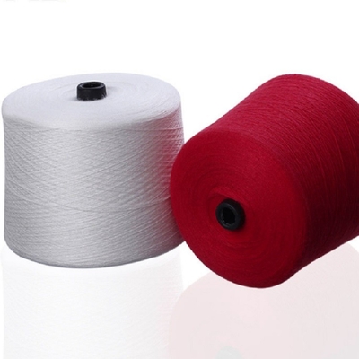 Verdrehte grünes Polyester gefärbtes Garn 50/2, umweltfreundliches Polyester Garn-gute Ebenheit